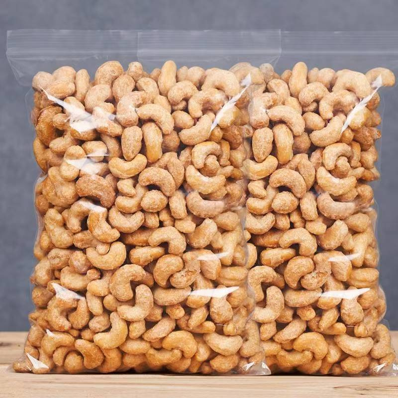 Charcoal Roasted Cashew Nuts Crunchy Whole Cashew Kernels 500g Bag Chinese Nut Snack - Image 3