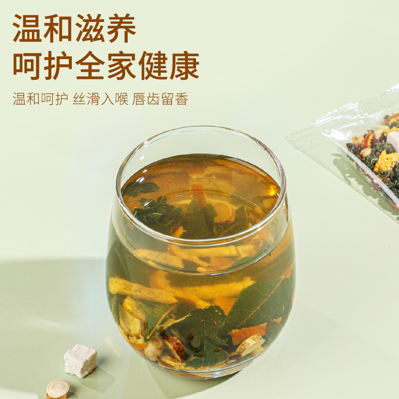 Five-Finger Fig Poria Tea Wuzhimaotao Fuling Tea Bags 120g 10 Bags Traditional Wellness Brew - Image 4