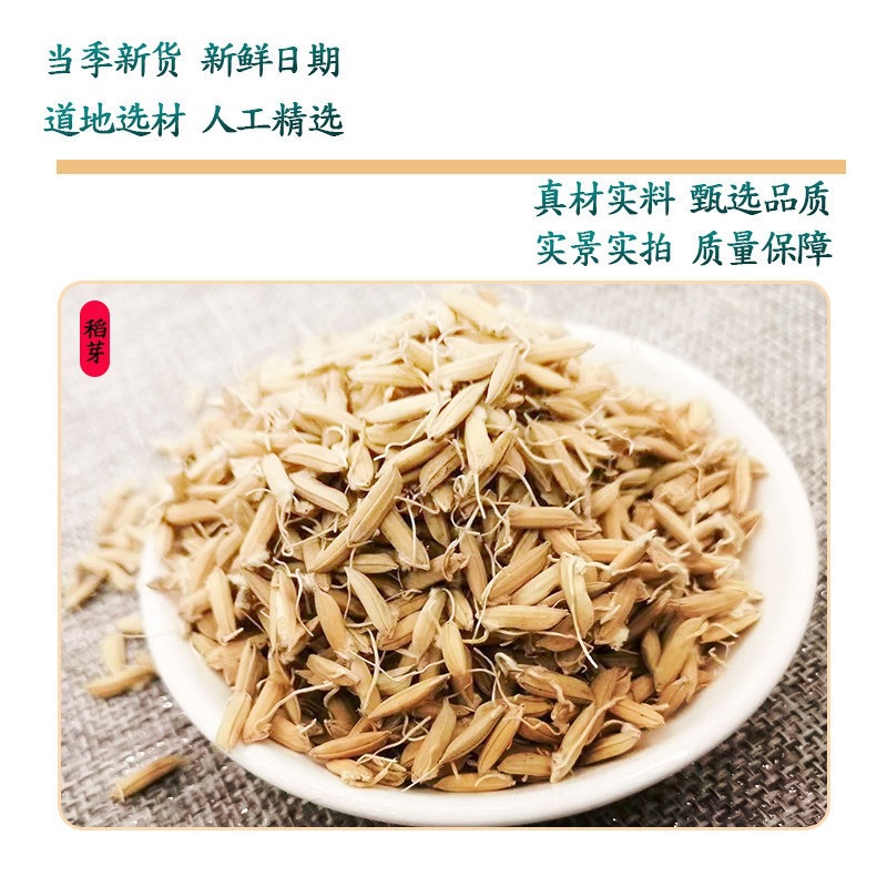 Dried Rice Sprout Dao Ya 500g x 2 Cans Raw Herb for Tea and Decoction - Image 2