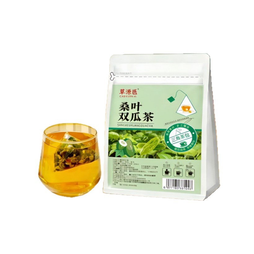 Mulberry Leaf Double Melon Tea Sang Ye Shuang Gua Cha 100g Pyramid Tea Bags Cold Brew Herbal Tea - Image 5