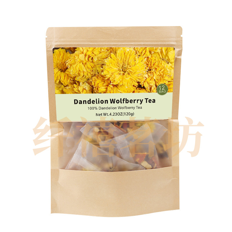 Dandelion Goji Herbal Tea 120g Dried Flower Tea Blend Pu Gong Ying Gou Qi Sugar Free - Image 5