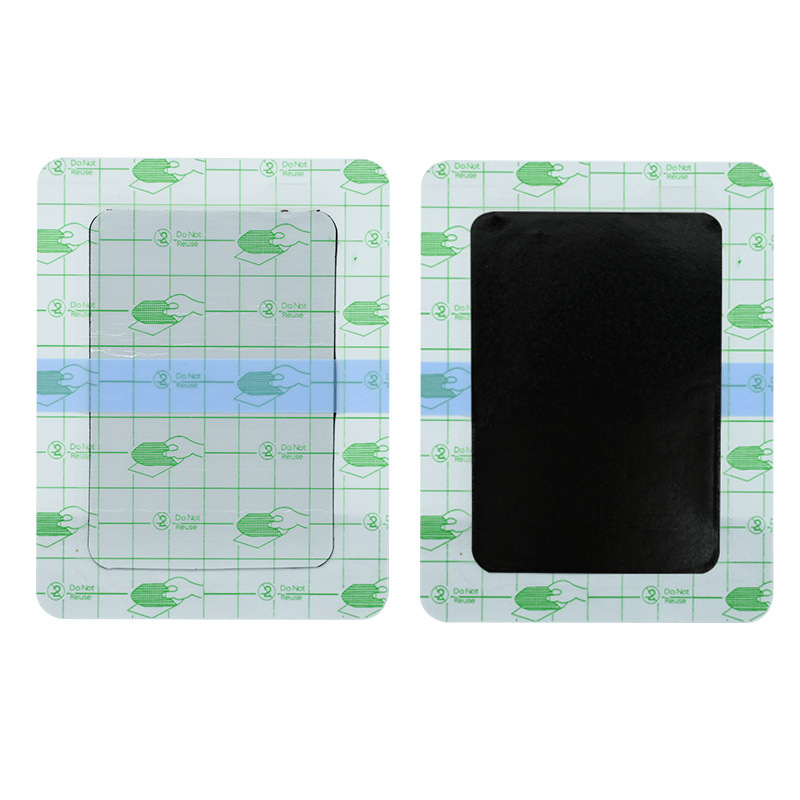PU Film Herbal Plaster Waterproof Black Patch for Neck Shoulder Knee and Heel Support 14x14cm - Image 5