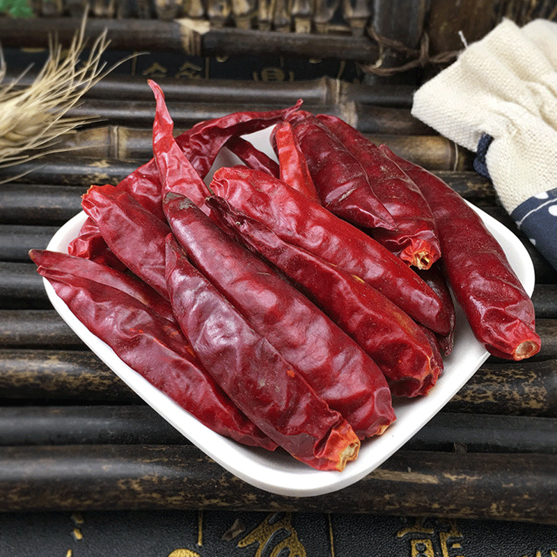 Dried Sichuan Chili Peppers La Jiao Whole Pods with Stems Sun Dried Culinary Spice 500g - Image 3