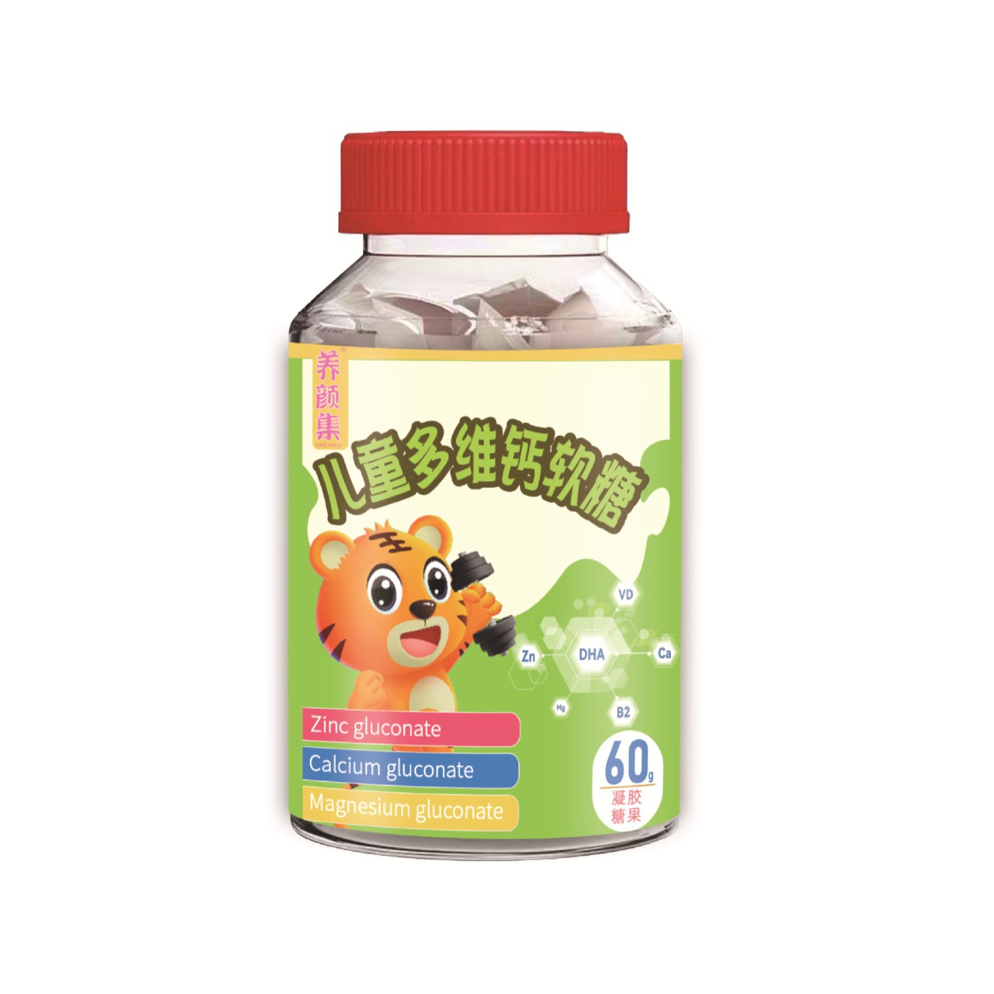 Children's Multivitamin Calcium Fruit Gummy 60g — OEM/Private Label Soft Chew - Image 5
