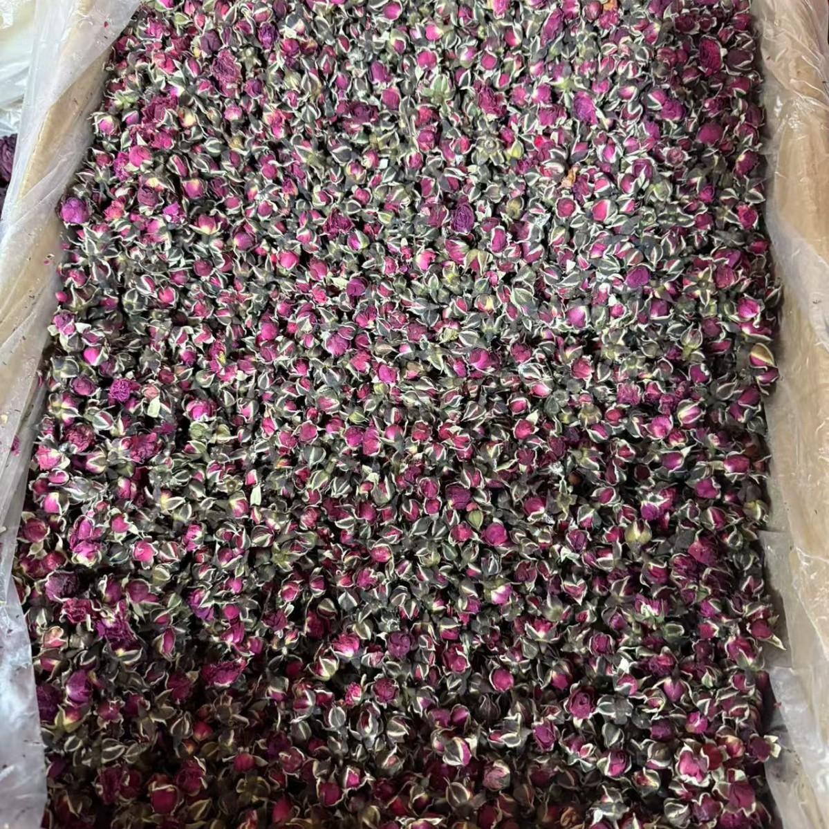 Golden Edge Rose Buds Dried Edible Rose Flower Tea 500g Loose Herbal Infusion - Image 2