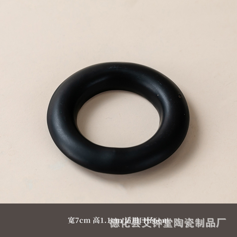 Ceramic Moxa Gua Sha Stone Ring Handheld Moxibustion Jar Accessory Style 10 - Image 2
