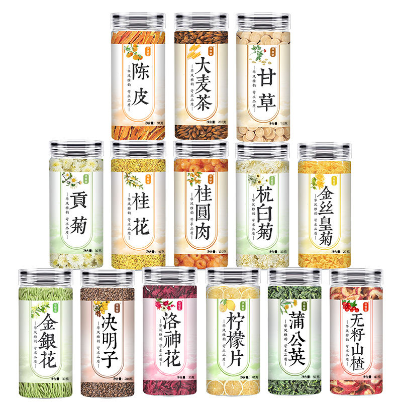 Canned Herbal Flower Tea Blend Tai Ju Goji Rose Honeysuckle Chrysanthemum 40g Dried Floral Infusion for Daily Wellness Brewing - Image 5