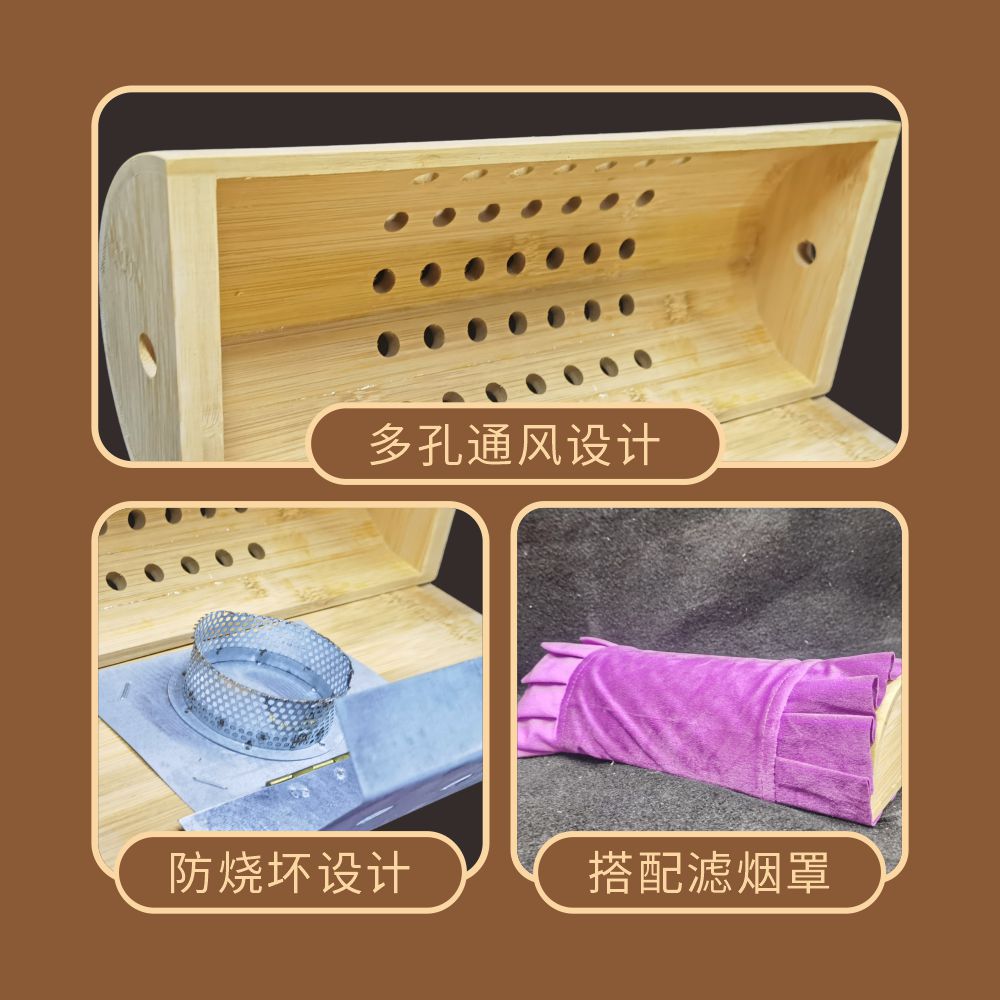 Moxa Pillow Neck Support with Smokeless Moxibustion Box Bamboo Cervical Warm Compress Ai Cao Moxa Stick Set 54 Sticks - Image 4