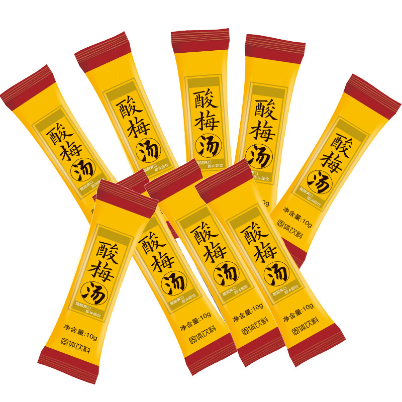 Osmanthus Sour Plum Drink Mix Suan Mei Tang Instant No-Cook Cold Beverage Powder 10g Stick - Image 5