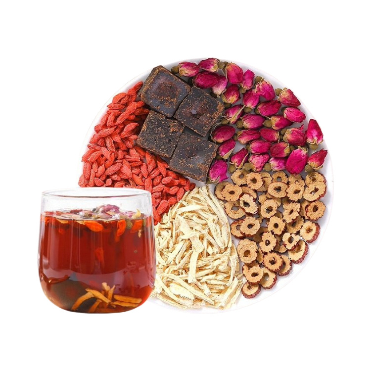 Brown Sugar Ginger Jujube Tea with Longan Goji and Hawthorn Hot Brew Herbal Blend 10 Boxes - Image 5