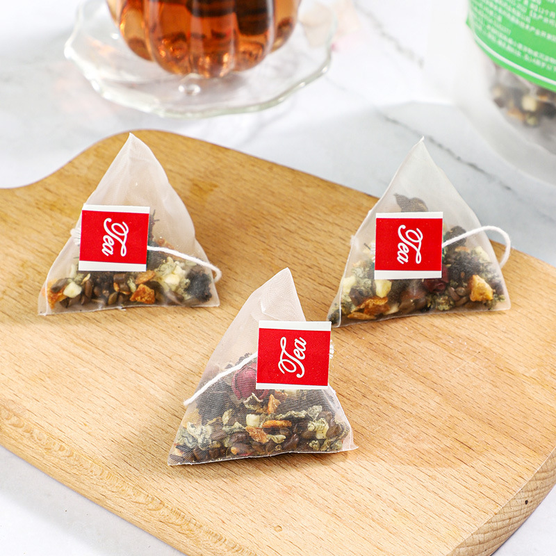 Apple Rose Lotus Leaf Tea 250g 50 Pyramid Tea Bags Cold Brewed Herbal Blend - Image 3