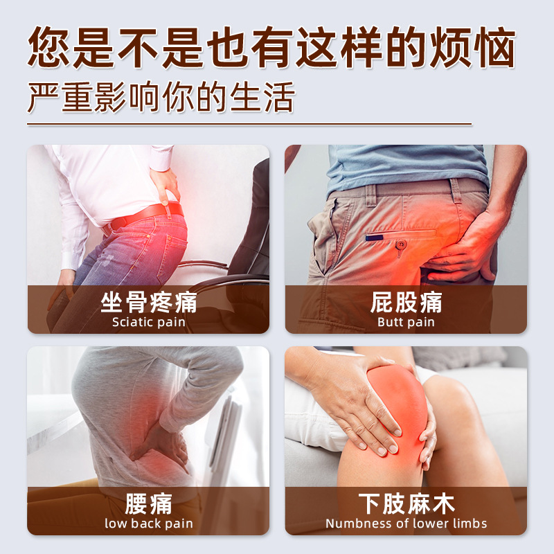 Self Heating Sciatic Nerve Patch for Lower Back and Leg Discomfort 12 Patches per Box - Image 2