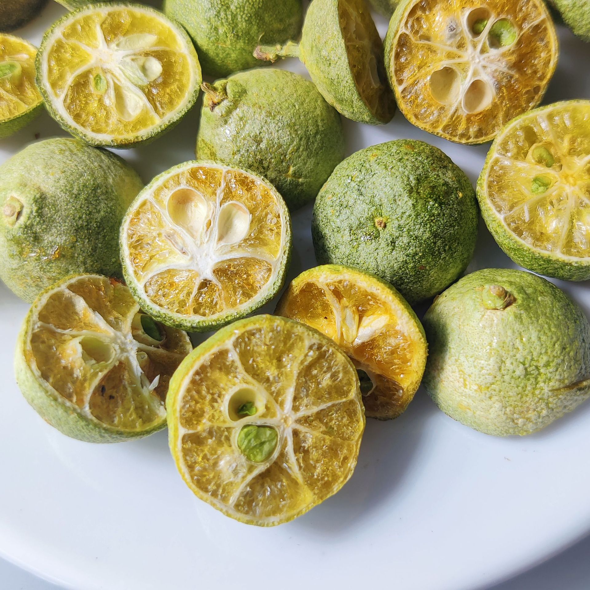 Dried Green Kumquat Halves Qing Jin Ju Freeze Dried Citrus Slices for Fruit Tea and Blends 500g - Image 4