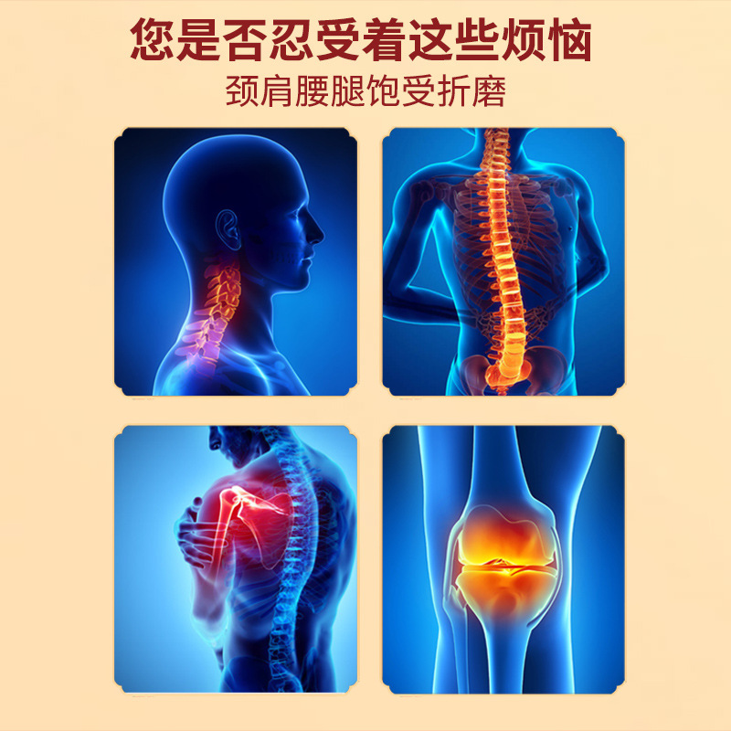 Wugong Centipede Herbal Heat Patch for Neck Shoulder Waist and Leg Joint Discomfort 10 Patches Per Bag - Image 3