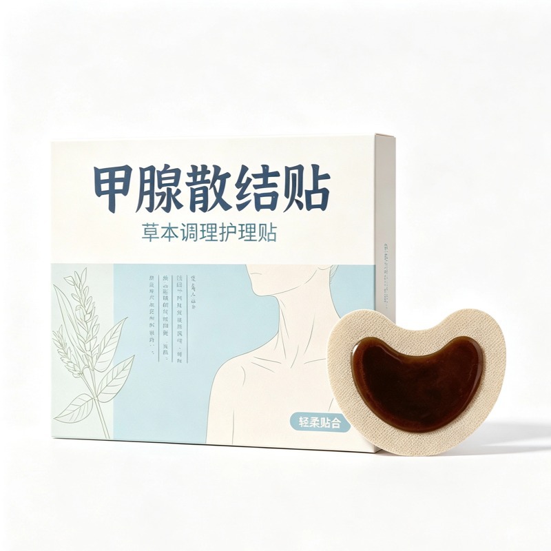 Thyroid Neck Support Patch Jia Xian Tie Hydrogel Acupoint Herbal Sticker for Neck Comfort - Image 5