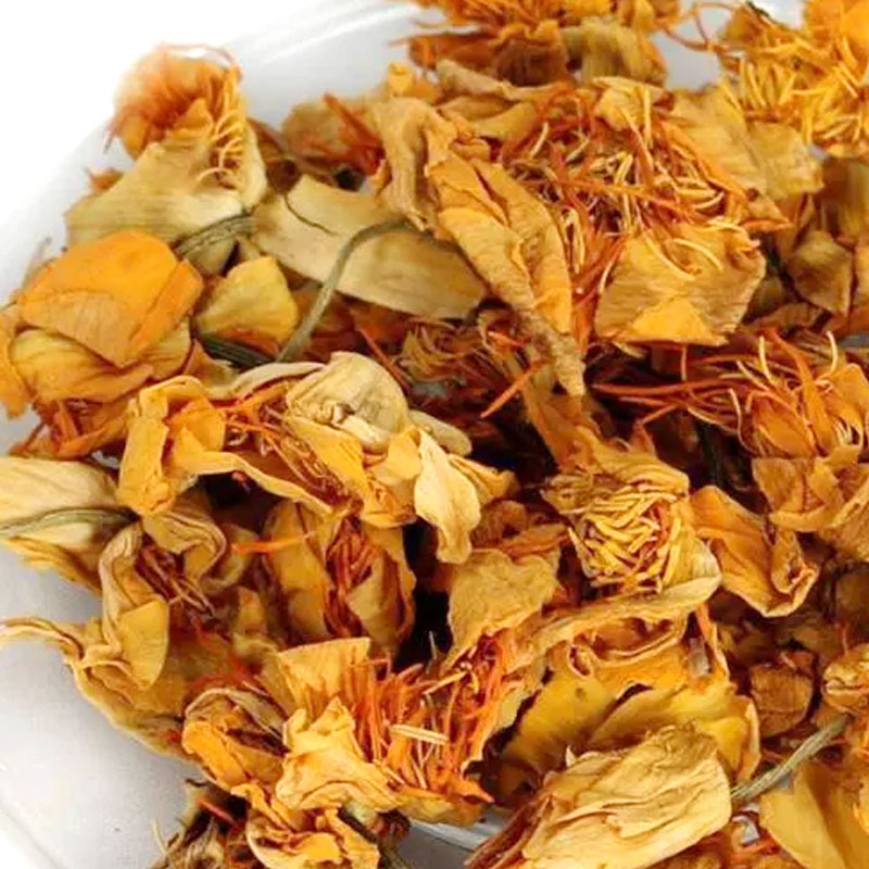 Jin Lian Hua (Trollius chinensis) — Dried Golden Lotus Flower for Herbal Tea - Image 3