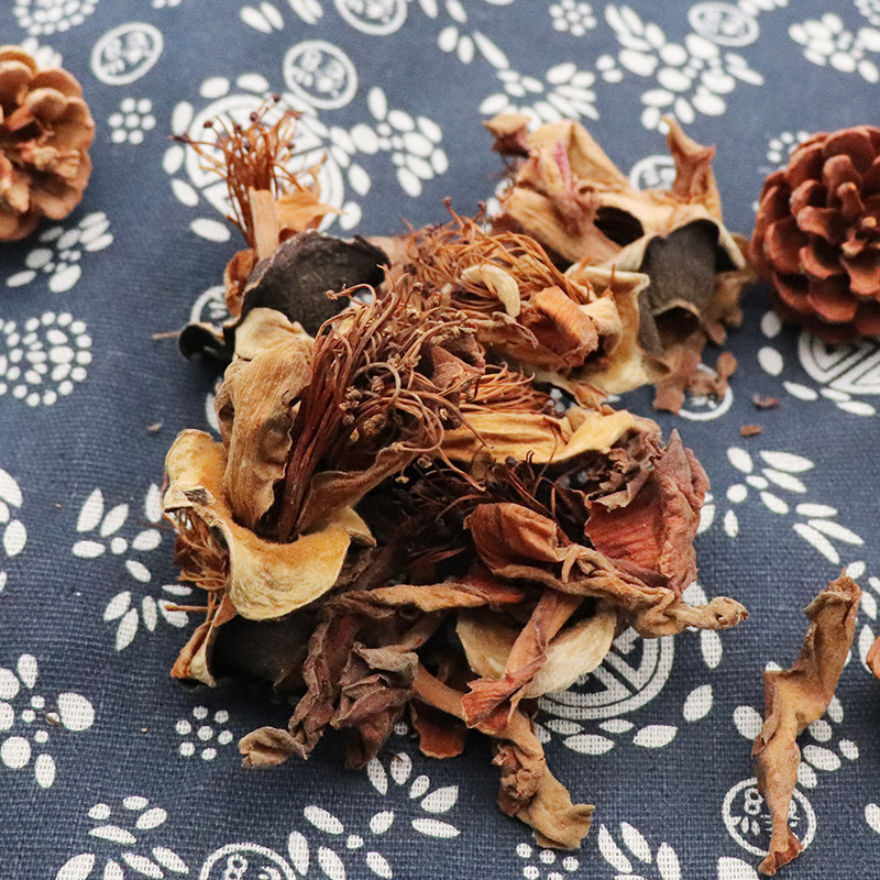 Dried Kapok Flower Mu Mian Hua Herbal Tea 50g Jar Sun Dried Chinese Floral Infusion - Image 2