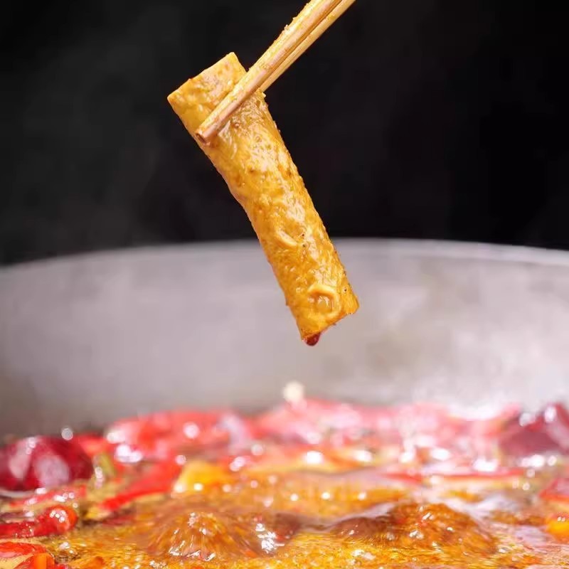 Handmade Dried Bean Curd Sticks Dou Sun 500g x 4 Bags Traditional Tofu Skin for Hot Pot and Cold Dishes - Image 3