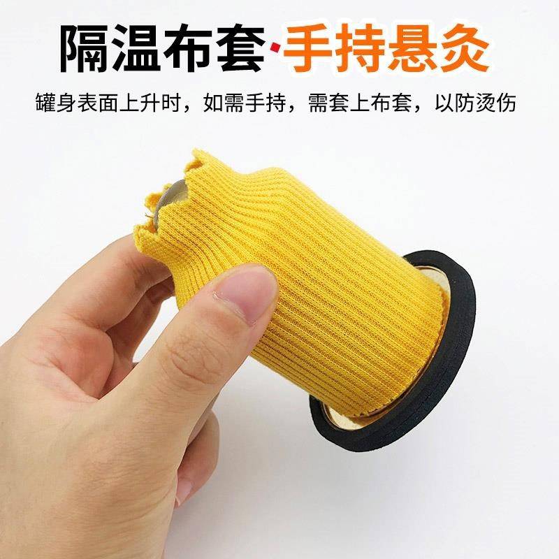 Portable Magnetic Moxa Box Smokeless Metal Moxibustion Tube with Elastic Band for Home Use - Image 3