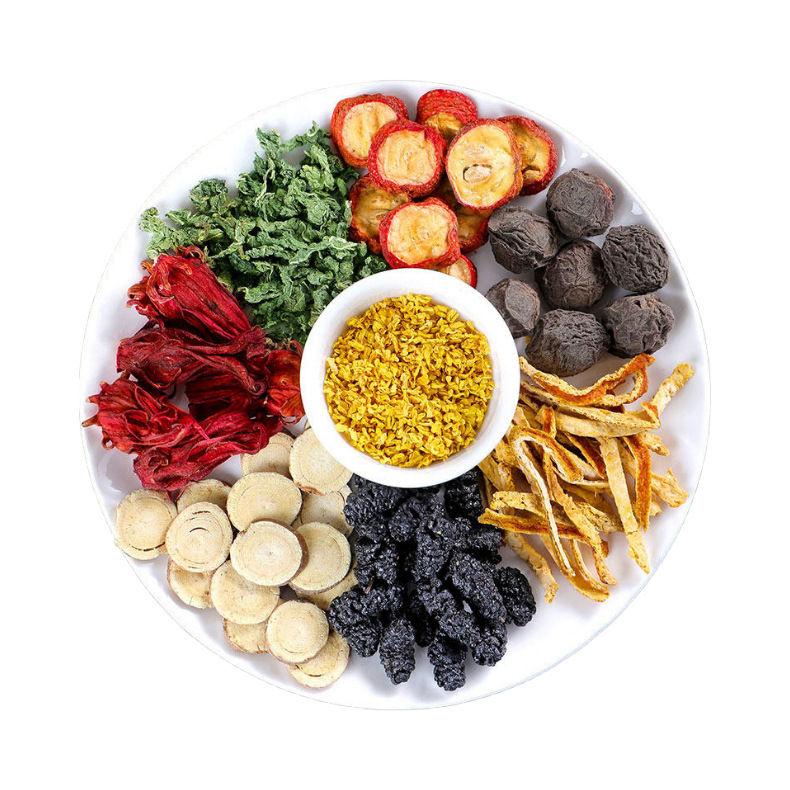 Sour Plum Drink Herb Pack Suan Mei Tang Raw Herbal Blend with Smoked Plum Osmanthus for Summer Brewing - Image 5