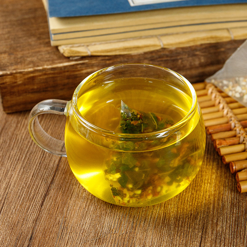 He Ye Da Fu Tea Lotus Leaf Belly Tea 100g 20 Pyramid Bags Cold Brewed Herbal Blend - Image 3