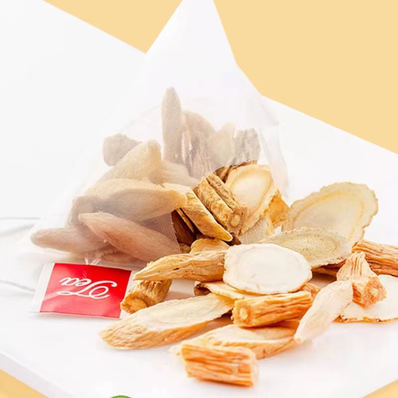 Yuanqi Six Treasure Tea 10g x 10 Bags Astragalus Ophiopogon Codonopsis American Ginseng Daily Wellness Brew - Image 2