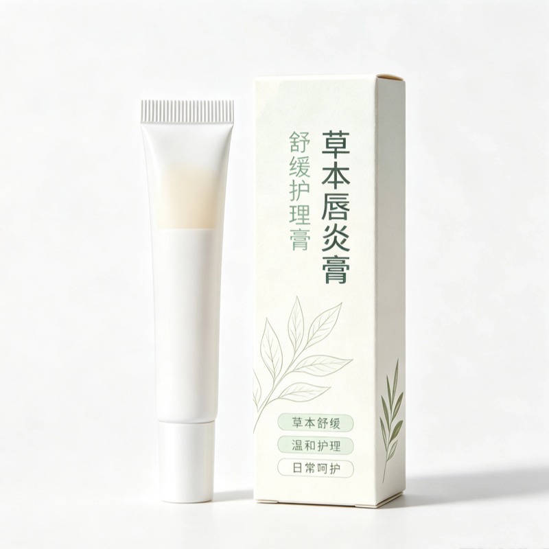 Herbal Lip Balm Gel for Dry Cracked Lips and Peeling Lip Care Ointment - Image 5