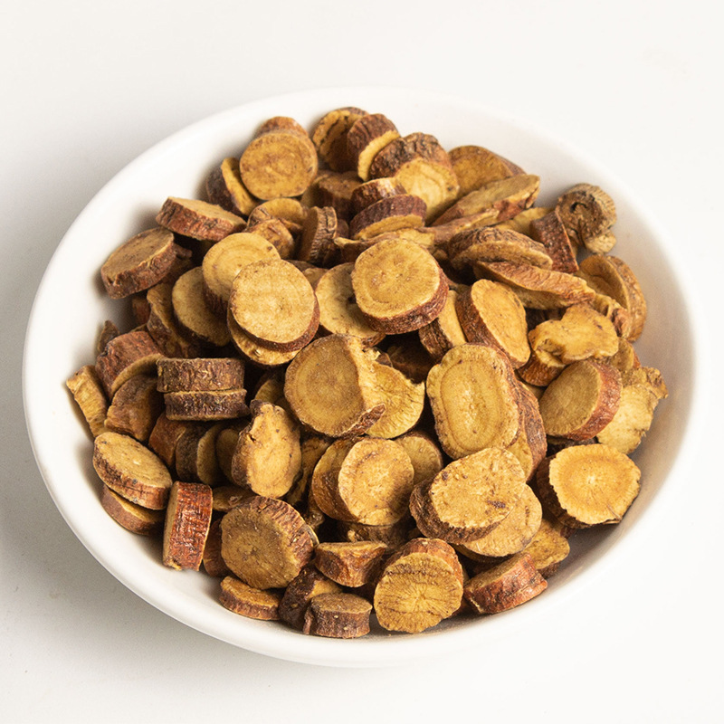 Dried Licorice Root Slices Gan Cao 甘草 Red Skin Round Cut 500g Xinjiang Origin - Image 4