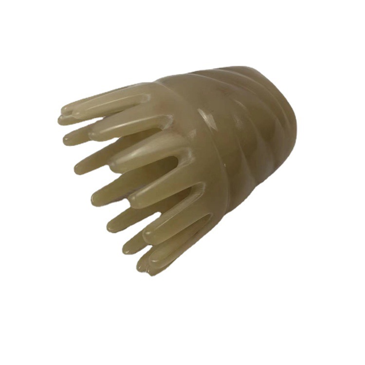 Natural Horn Wide Tooth Comb Under 10cm Scalp Massage Gua Sha Board for Daily Hair Care - Image 5
