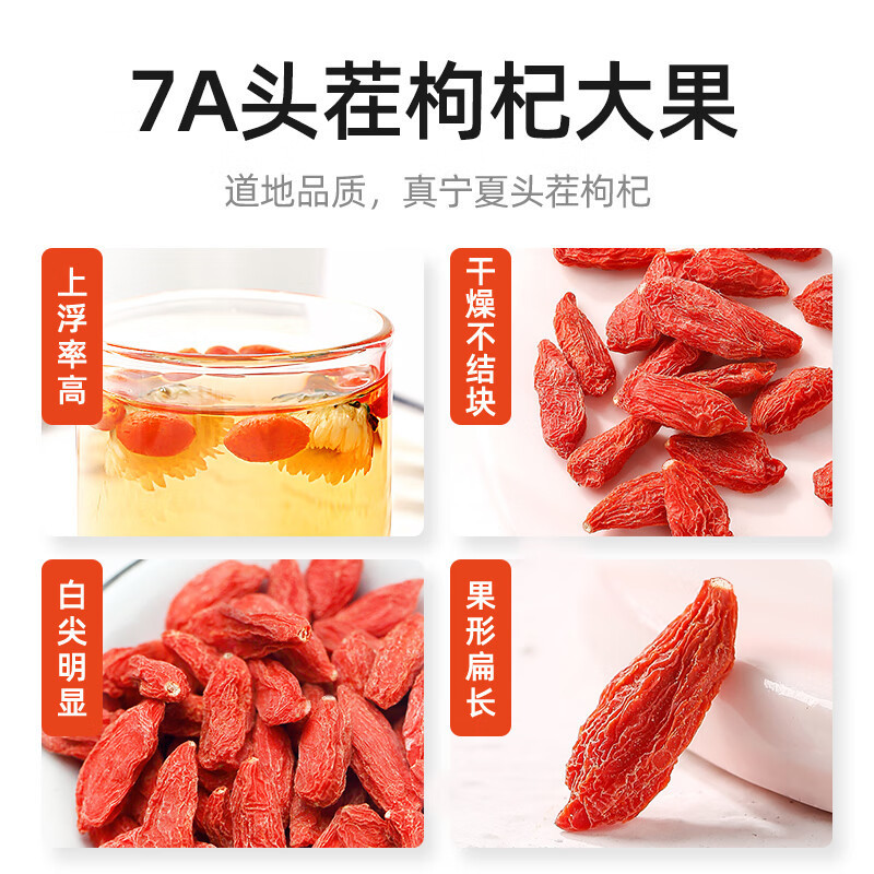 Goji Berries 250g Ningxia Zhongning Premium Grade Gou Qi Zi Dried Red Wolfberry for Tea and Soup - Image 2