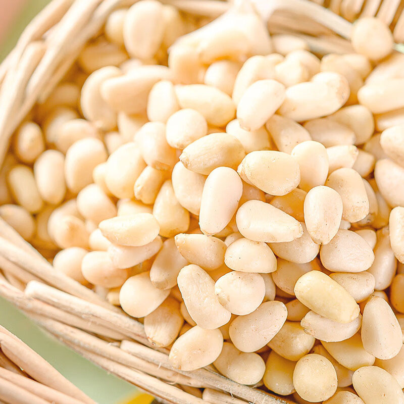 Pine Nut Kernels (Pinus koraiensis) — Raw Shelled Song Zi Ren, 500g Northeast Pine Nuts - Image 4