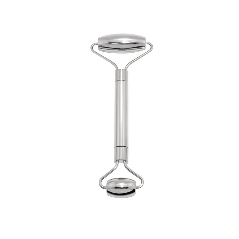 Stainless Steel Facial Roller Massager Dual Head 13.7cm Face Lifting Contouring Beauty Tool for Adults - Image 5