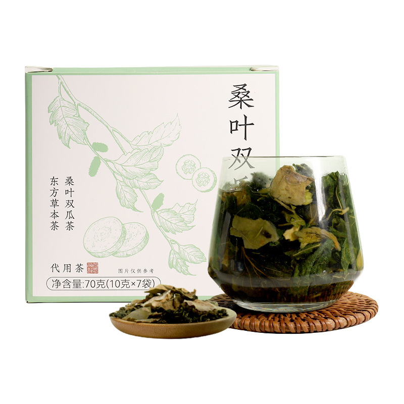 Mulberry Leaf Double Melon Tea Sang Ye Shuang Gua Cha Whole Ingredient Wellness Blend Customizable Pack - Image 5