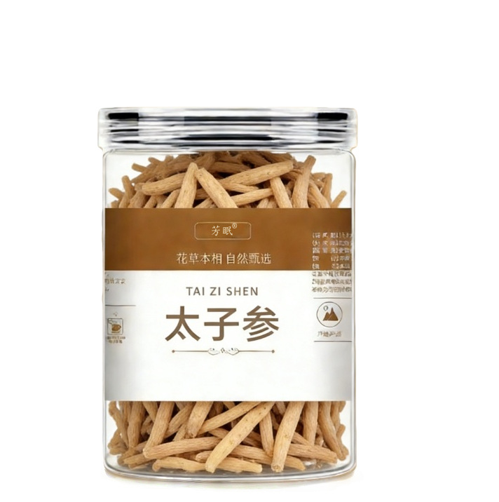 Taizishen Dried Pseudostellaria Root 100g Bottle TCM Herbal Tea and Soup Ingredient - Image 5