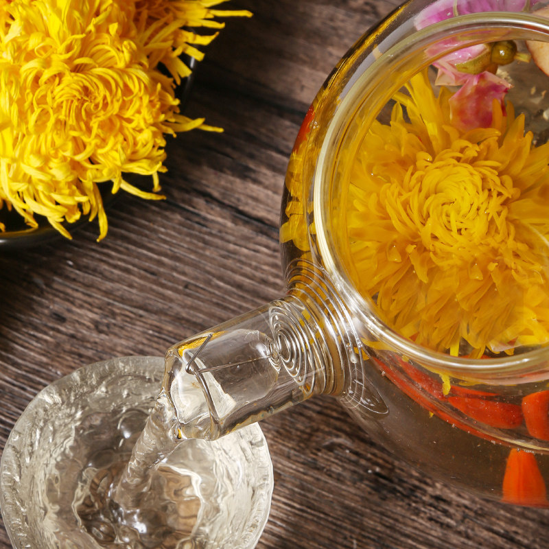 Dried Chrysanthemum Tea Golden Silk Imperial Chrysanthemum Whole Flower Loose Herbal Tea 500g - Image 3
