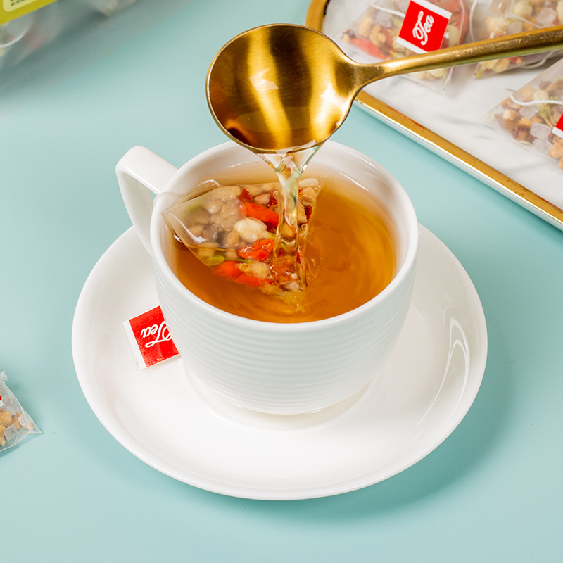 Rock Sugar Snow Pear Jasmine Tea 240g Triangle Tea Bags Cold Brew with Red Date and Goji Berry - Image 3