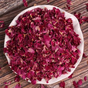 Rose Petals (Rosa rugosa) — Dried Edible Pingyin Rose Petals for Tea, Bath & Foot Soak