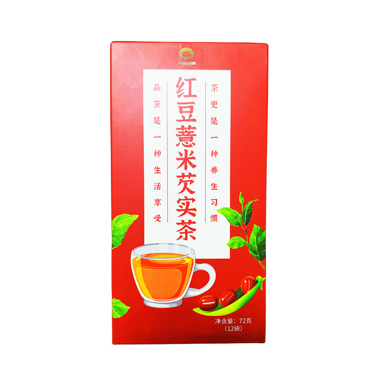 Wuzhi Maotao Red Bean Coix Seed Gorgon Tea 72g Triangle Tea Bags Sugar Free Herbal Wellness Tea - Image 5