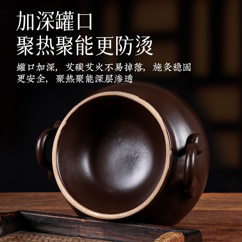 Ruyi Warming Moxibustion Cup Bian Stone Navel Therapy Jar with Fire Bowl Kit for Spa Wellness Care - Image 4
