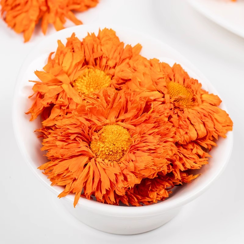 Dried Calendula Flowers Jin Zhan Ju 500g Bulk Loose Petals for Herbal Tea and Infusions - Image 2