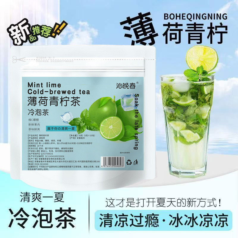 Cucumber Pineapple Cold-Brew Tea Bags (青瓜菠萝茶) — Fruit & Herb Blend with Green Tea - Image 2