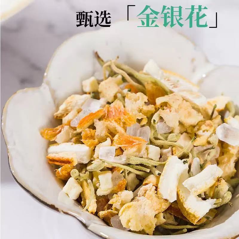 Honeysuckle Pomelo Herbal Tea 5g x 20 Bags Fruity Cold Brew Wellness Tea with Pear Lemon Apple Grapefruit - Image 2