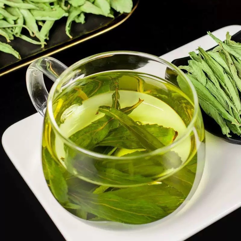 Stevia Leaf Tea Tian Ye Ju 15g Canned Loose Herbal Tea Sugar-Free Cold Brew Sweetener - Image 3