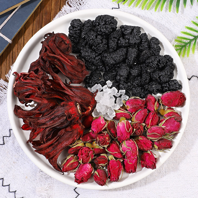 Mulberry Rose Hibiscus Tea Bags Beauty Blend 100g 30 Count Herbal Infusion - Image 2
