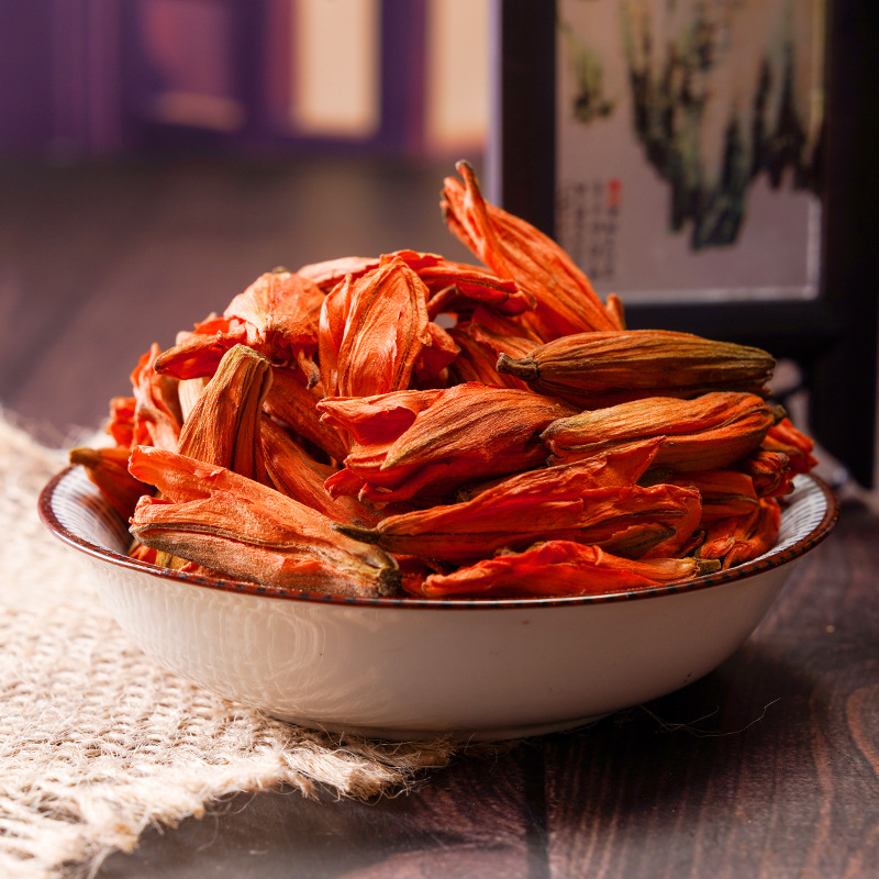 Dried Lily Flower Bai He Hua 500g Sulfur-Free Herbal Tea Buds for Infusions and Blends - Image 3