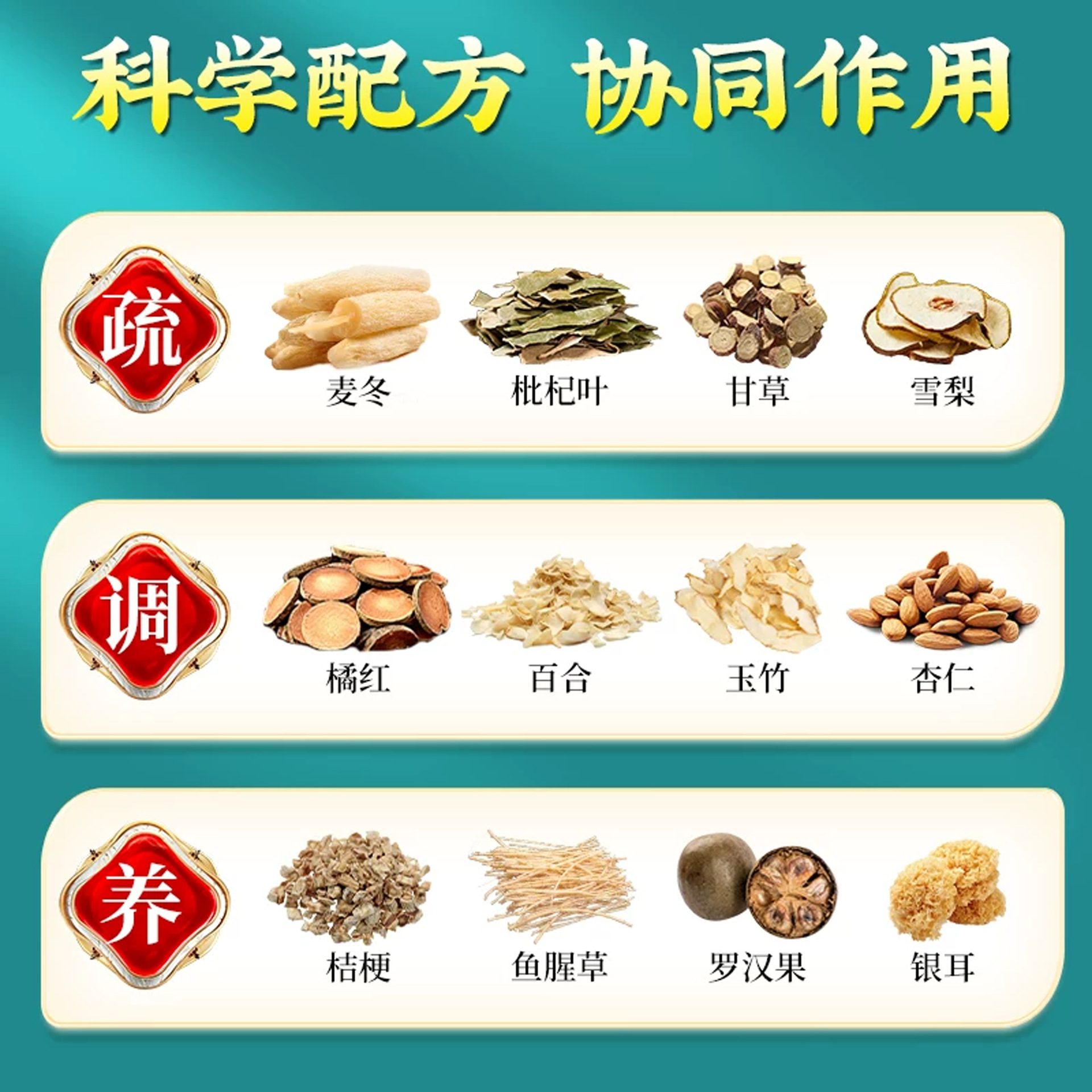 Ophiopogon Loquat Leaf Licorice Snow Pear Tablets Mai Dong Pi Pa Ye Gan Cao 36g Herbal Chewable Tablets - Image 4