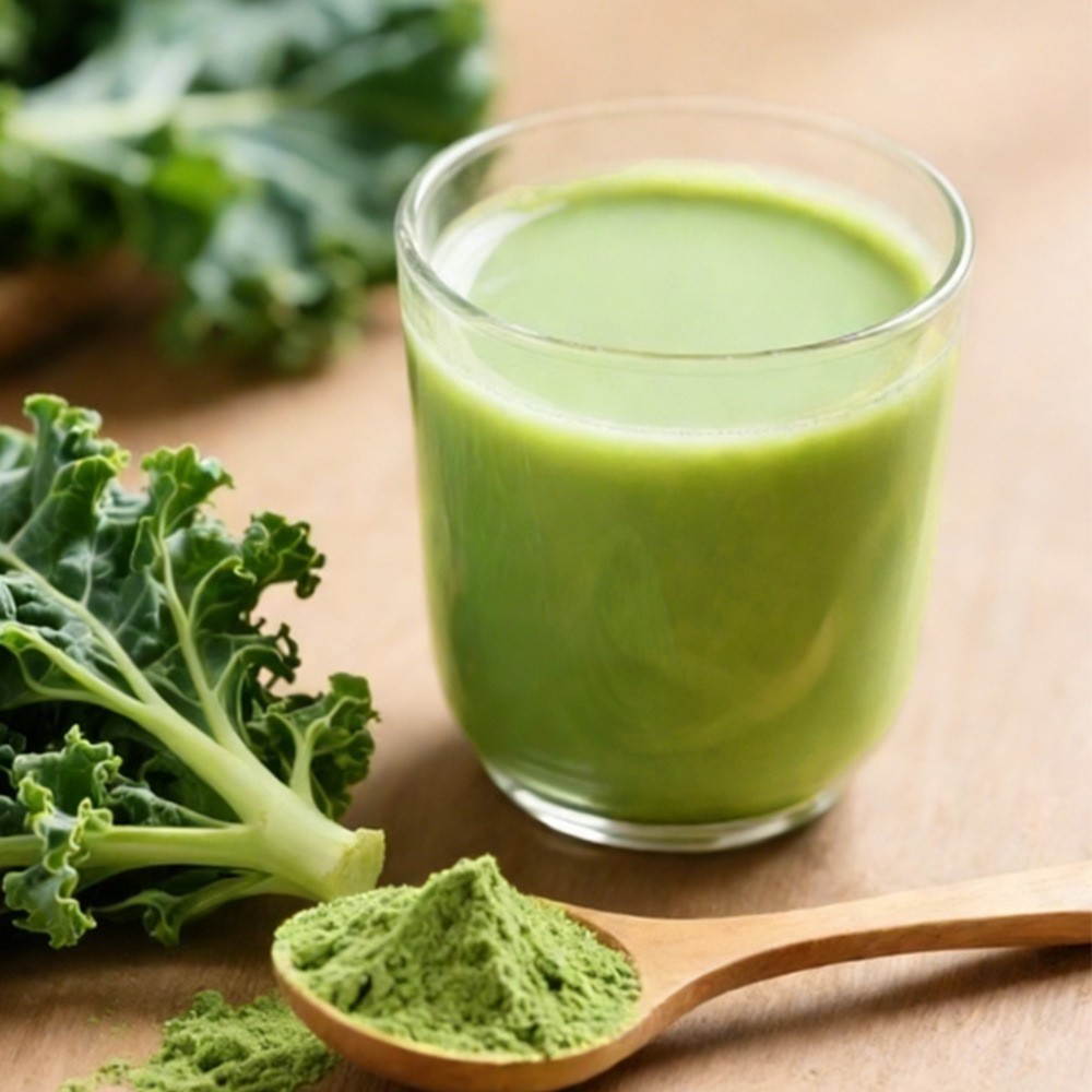 Kale Powder 250g Bottle with Chia Seed and Celery Blend for Meal Replacement Drinks - Image 4