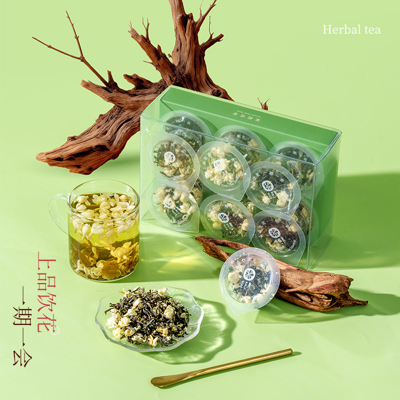 Jasmine Snow Bud Green Tea Mo Li Xue Ya Fragrant Loose Leaf Scented Tea 42g - Image 3