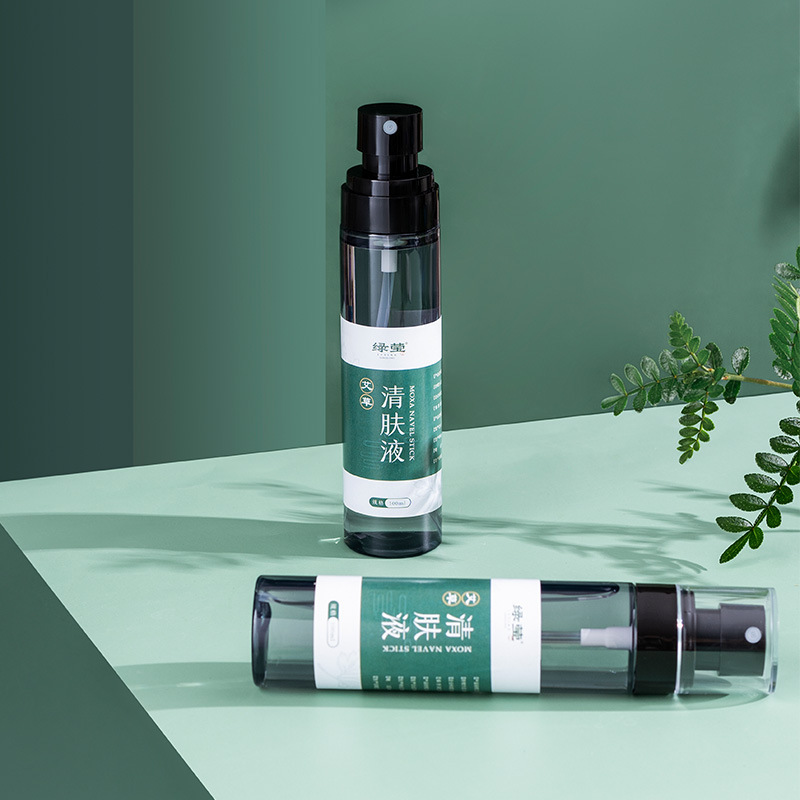 Mugwort Cleansing Liquid Ai Ye Qing Fu Ye 100ml Herbal Skin Spray for Moxibustion Care - Image 2