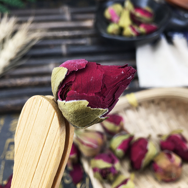 Dried Chinese Rose Flower Buds Yue Ji Hua Bulk Herbal Tea Ingredient 500g - Image 2